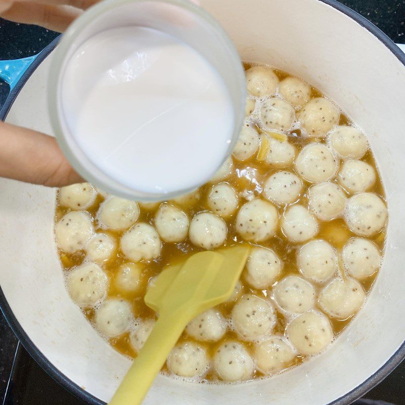 Step 3 Cooking Mochi Cassava Dessert