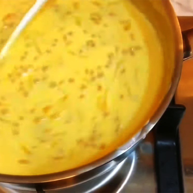 Step 4 Cook mango sago dessert Mango sago Hong Kong - Mango sago