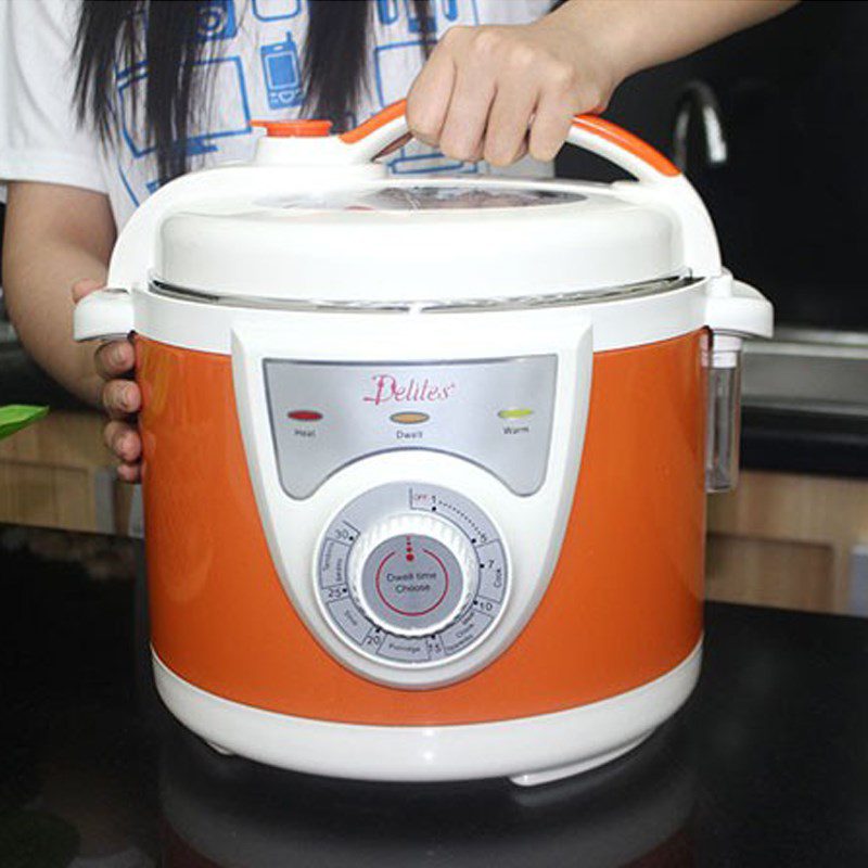 Step 2 Cooking rice with an electric pressure cooker