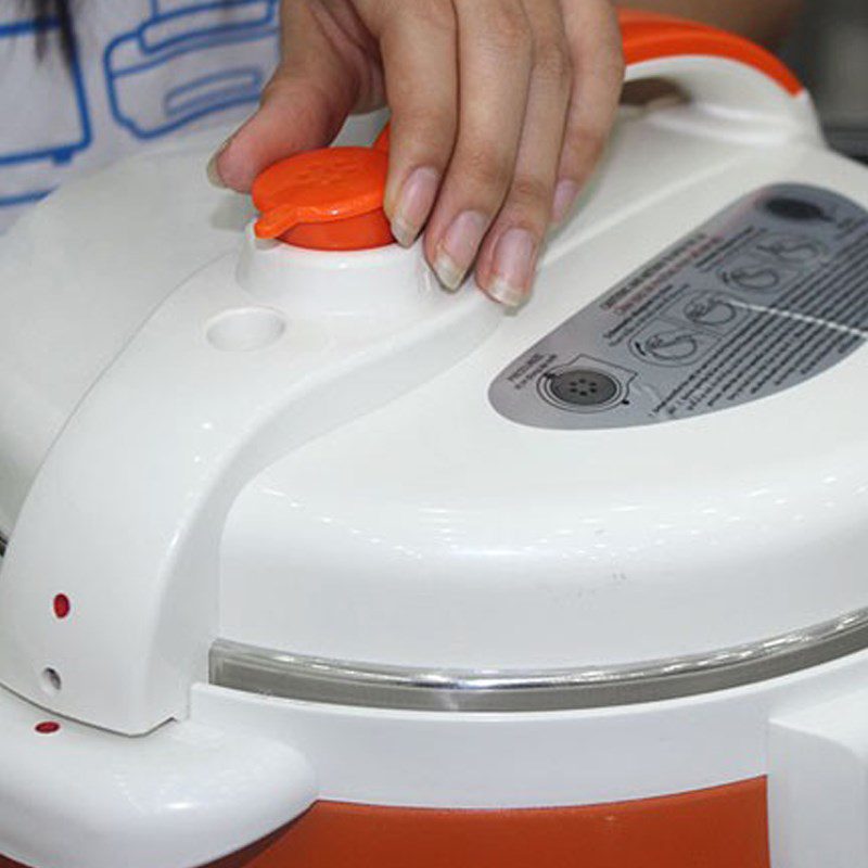 Step 2 Cooking rice with an electric pressure cooker