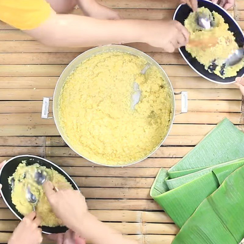 Step 2 Cook the Mung Beans Tet Cake with Letters