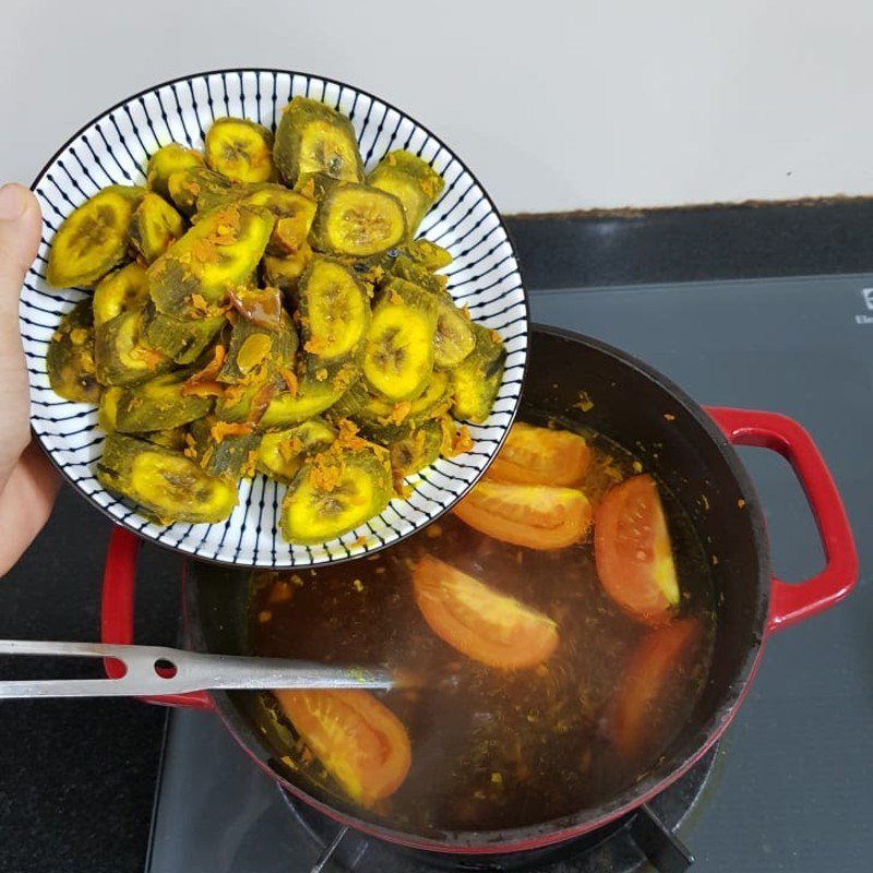 Step 4 Frog Stew with Banana and Tofu Frog Stew with Banana and Tofu