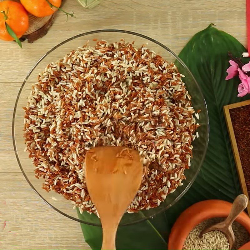 Step 5 Cooking Brown Rice and Sticky Rice Brown Sticky Rice Cake