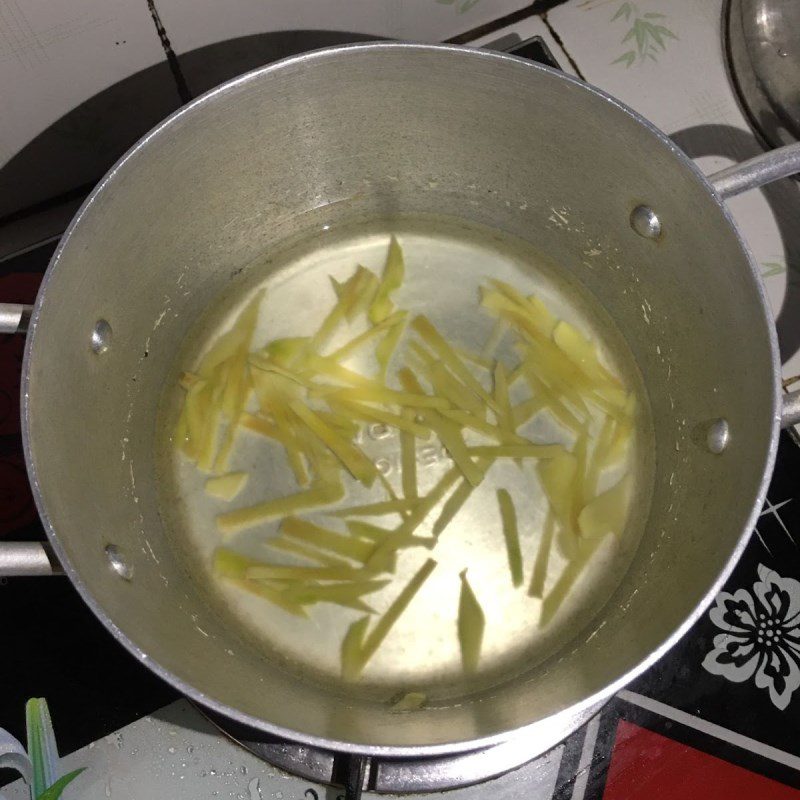 Step 2 Cook the ginger for Ginger Lemon Tea