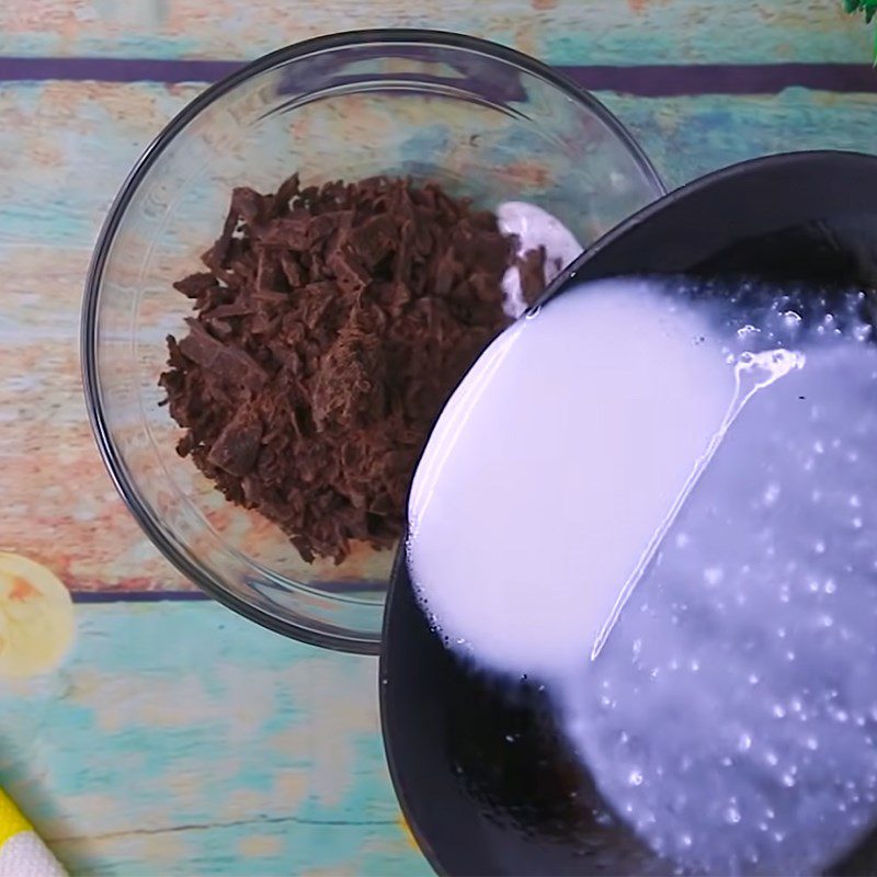 Step 4 Cook the Chocolate mixture Oreo pudding