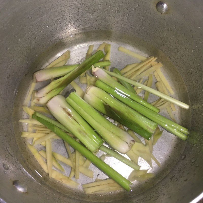 Step 2 Cook the ginger lemongrass mixture for Ginger Lemongrass Tea