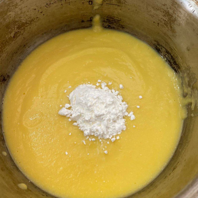 Step 3 Cooking corn ice cream Corn cheese cake (Recipe shared by users)