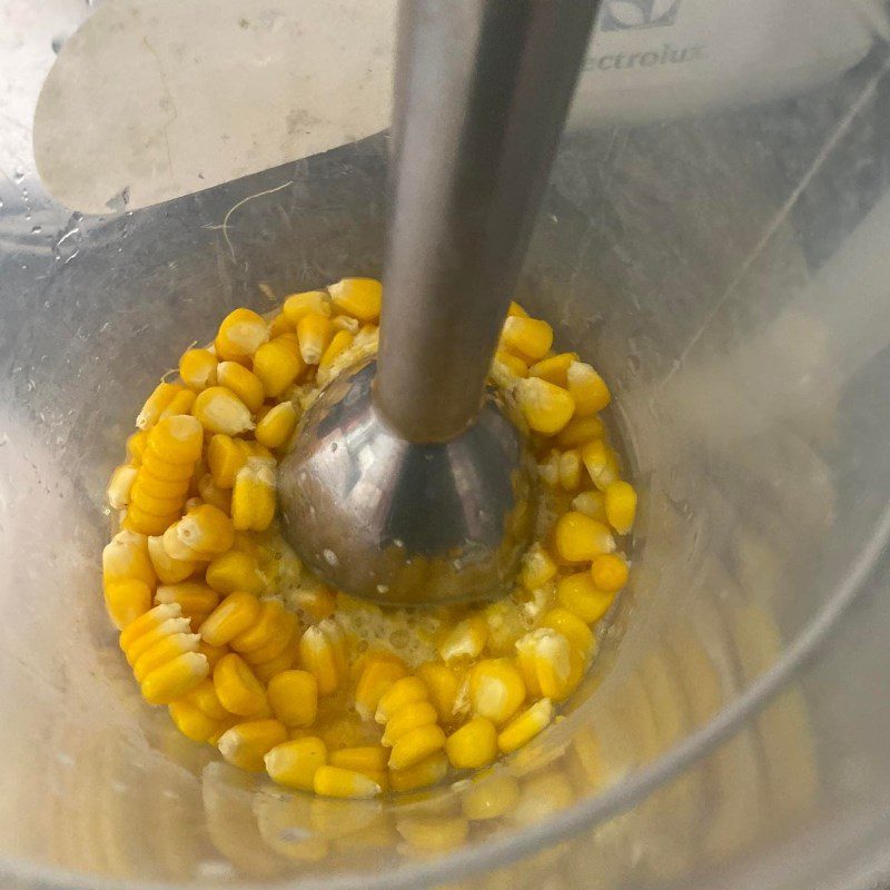 Step 3 Cooking corn ice cream Corn cheese cake (Recipe shared by users)