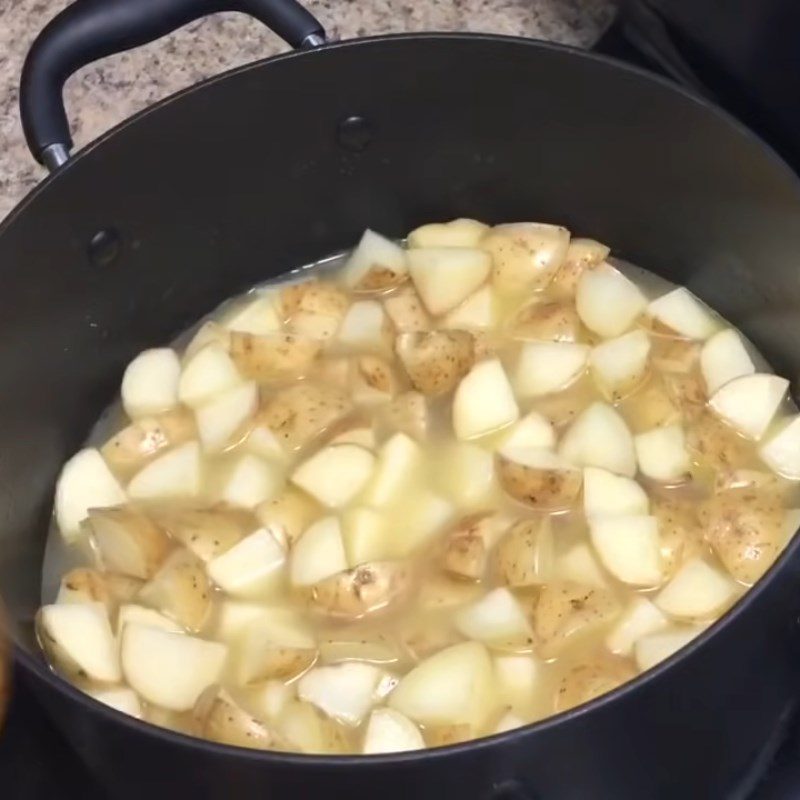 Step 2 Cook the Potatoes for Potato Soup