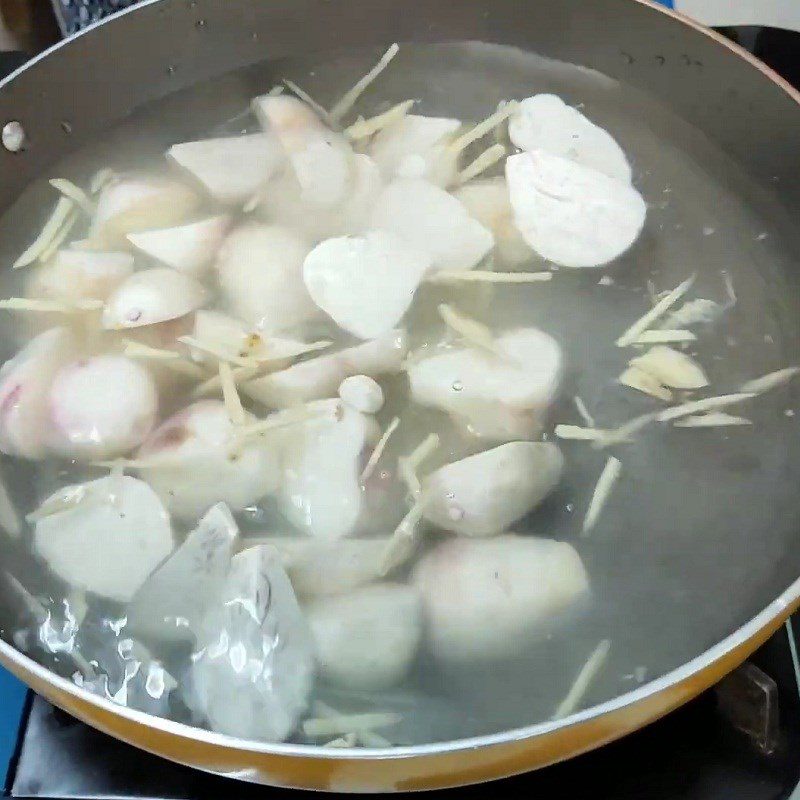 Step 4 Cooking Hot Pot Barramundi Taro Hot Pot