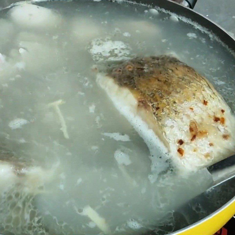 Step 4 Cooking Hot Pot Barramundi Taro Hot Pot