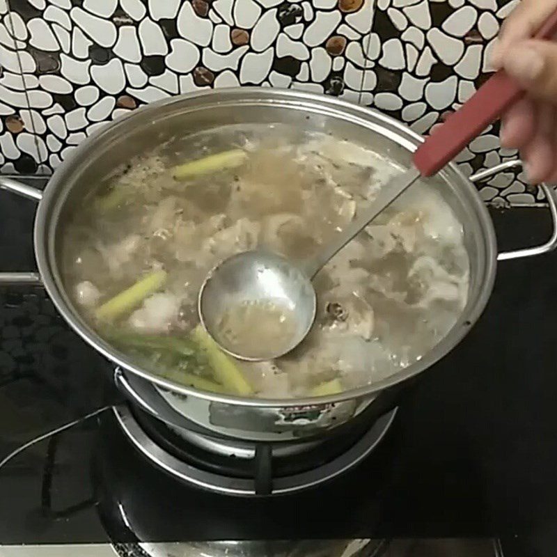 Step 4 Cooking Coconut Chicken Hotpot