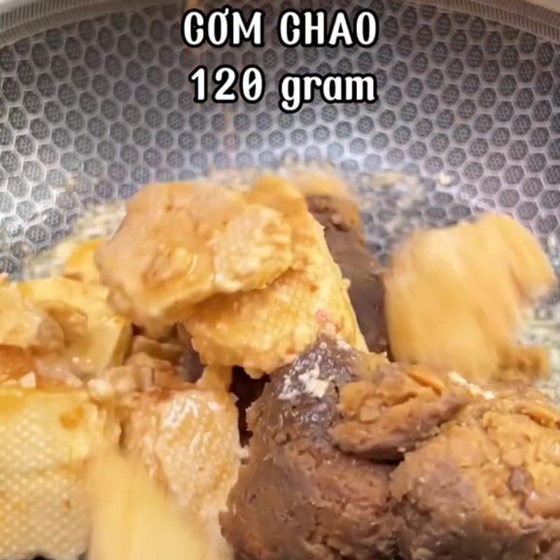 Step 2 Cook the paste Vegetarian Shrimp Paste (Recipe shared from Tiktok Green Vegetarian Kitchen)