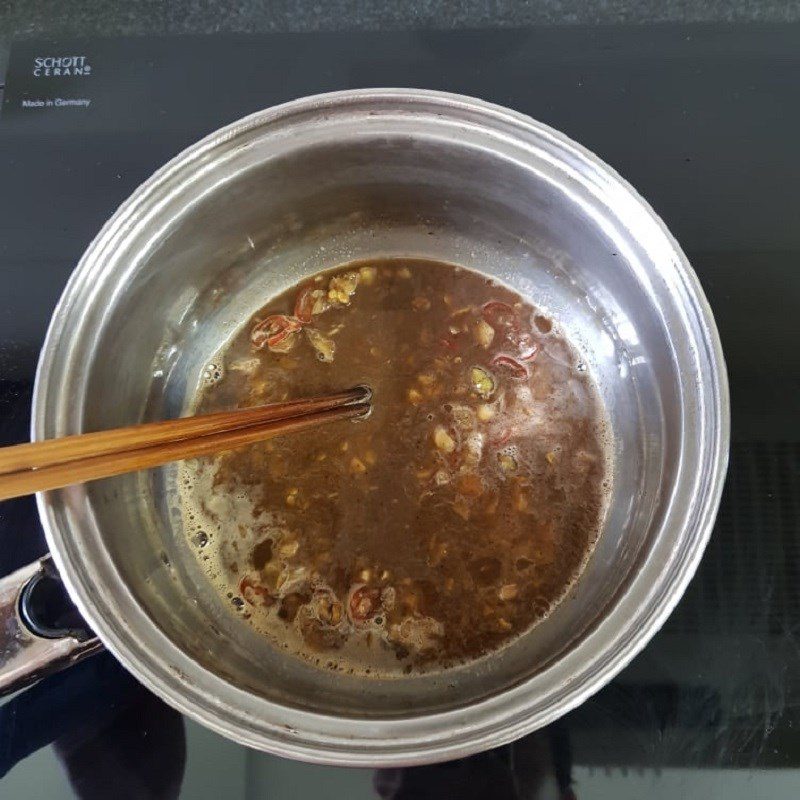 Step 4 Make the dipping sauce for dipping goat meat