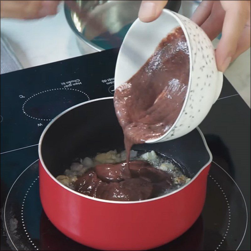 Step 2 Cooking Shrimp Paste for Beef Dipping