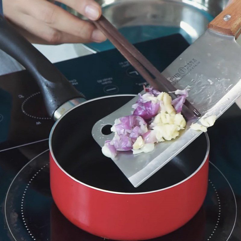 Step 2 Cooking Shrimp Paste for Beef Dipping