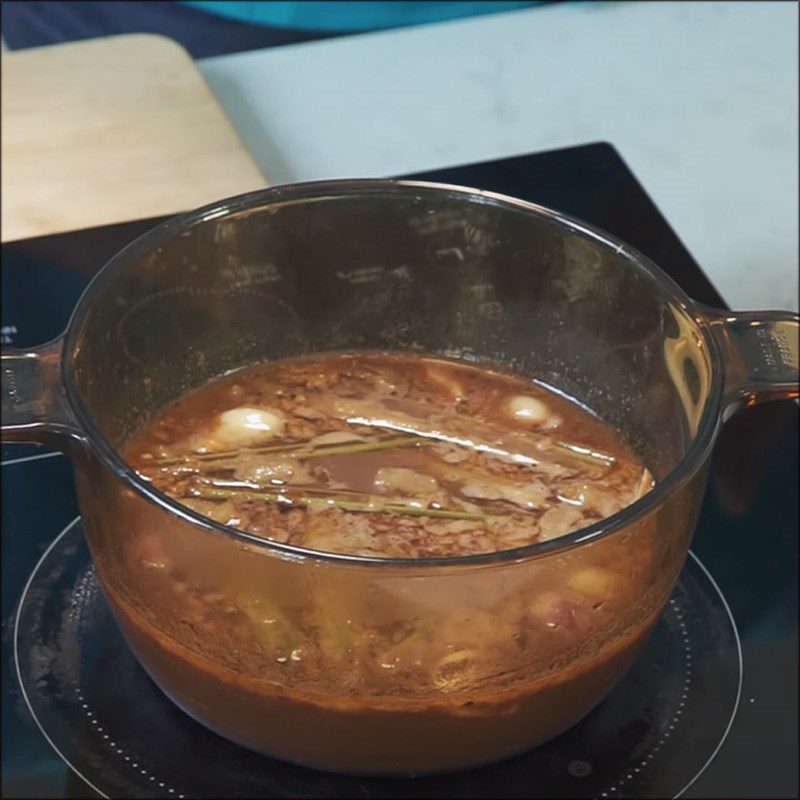 Step 2 Cooking shrimp paste for hotpot