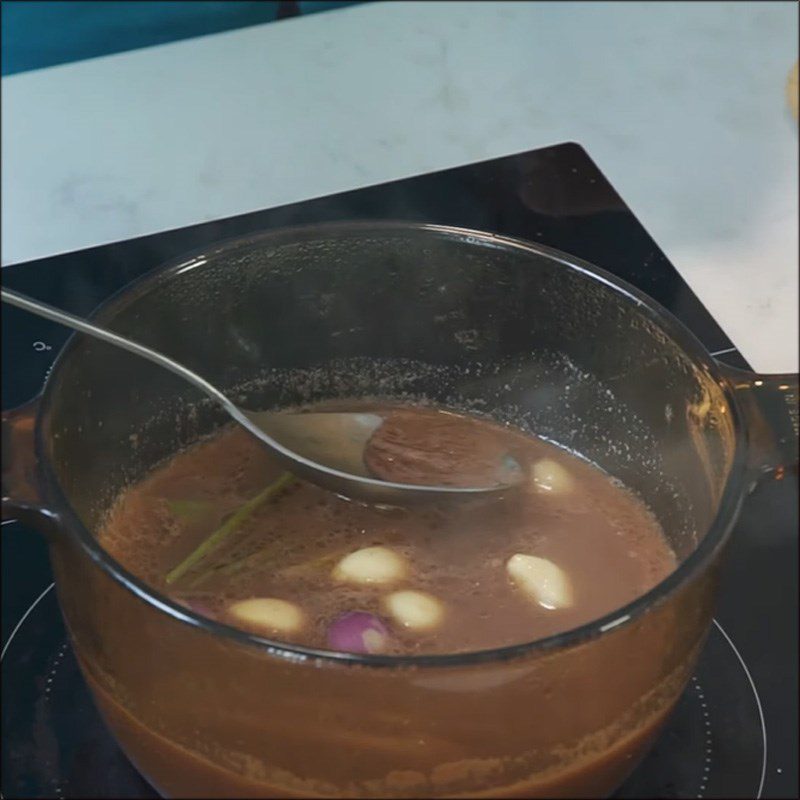 Step 2 Cooking Shrimp Paste for Beef Dipping