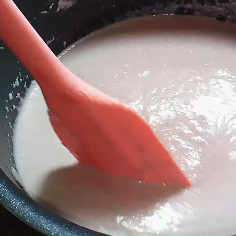 Step 2 Cook the coconut milk