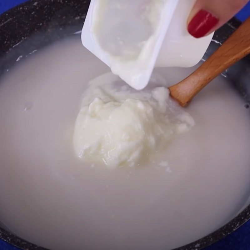 Step 1 Cook Coconut Milk Fruit Banana Ice Cream