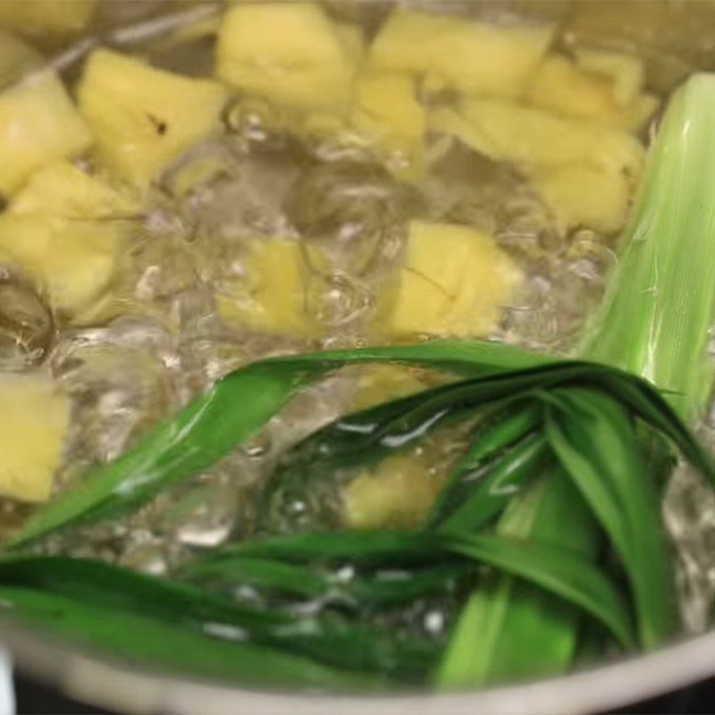 Step 4 Cook the sugar water Chia seed jelly