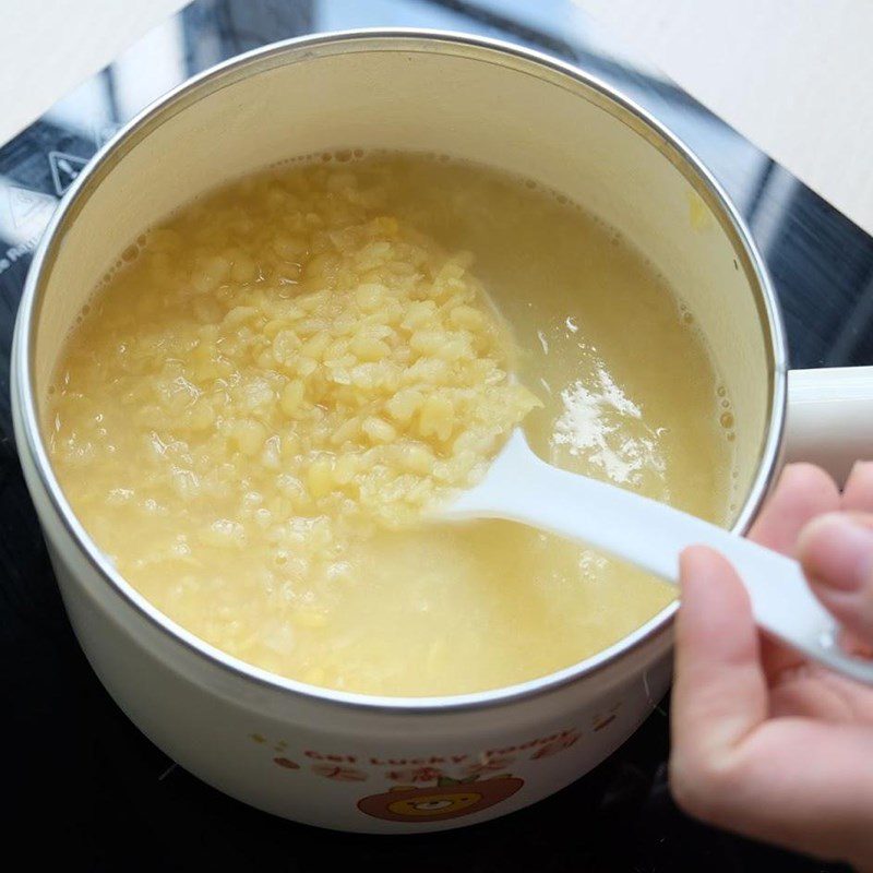 Step 2 Steamed Mung Beans Singapore Cold Mooncake