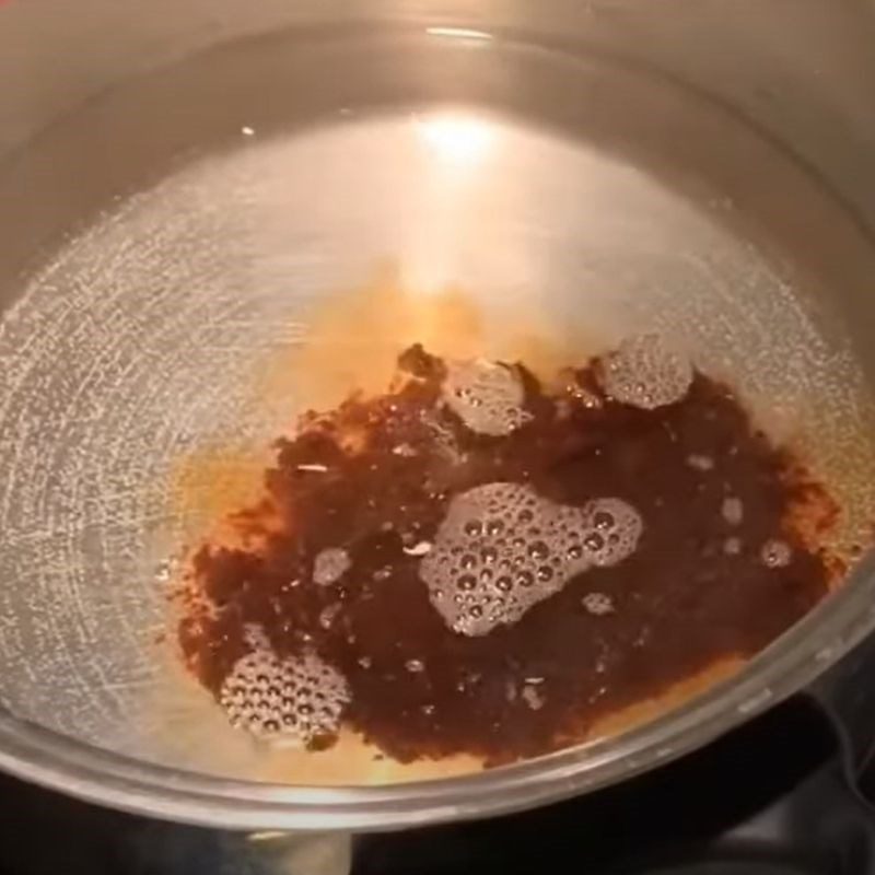 Step 2 Prepare Brown Sugar Syrup for Pandan Sticky Rice Balls