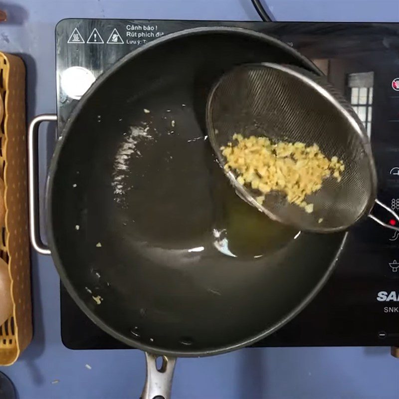 Step 3 Sautéing the Spices