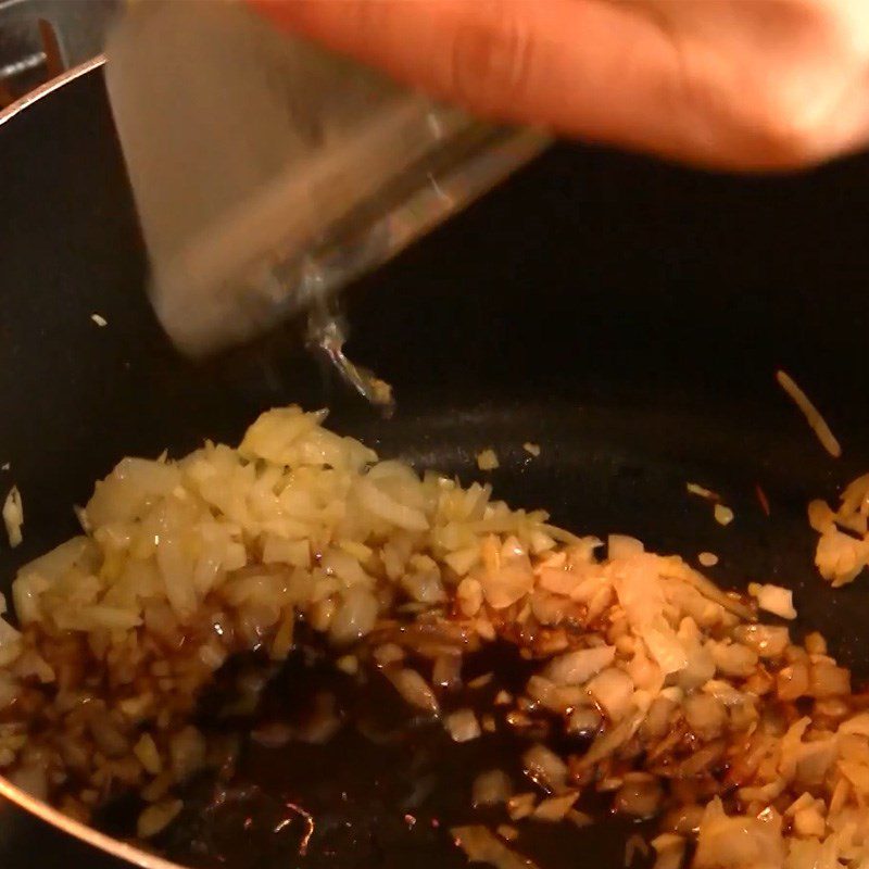 Step 3 Cooking the hot pot broth Japanese miso nabe