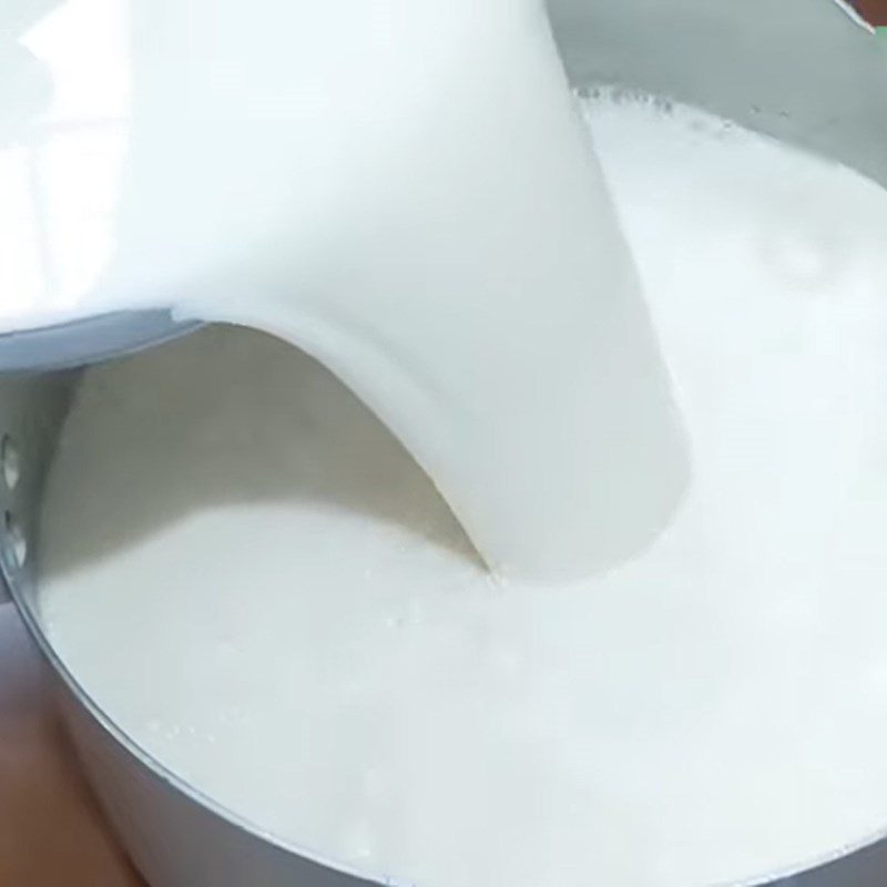 Step 3 Cooking soybean milk How to make tofu using a milk maker or blender