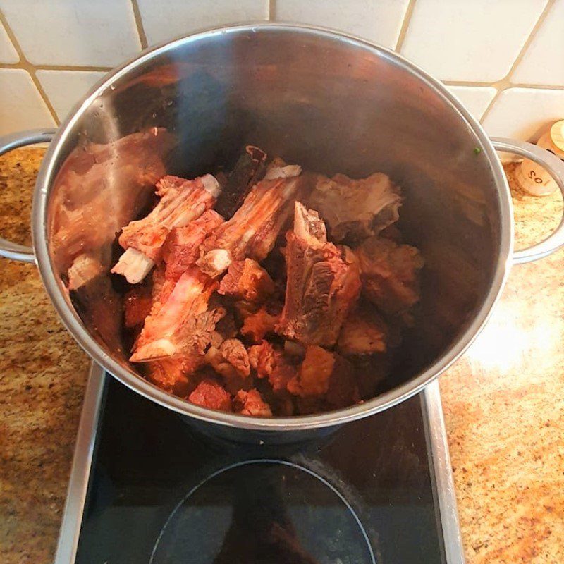 Step 4 Cooking Braised Beef Pho