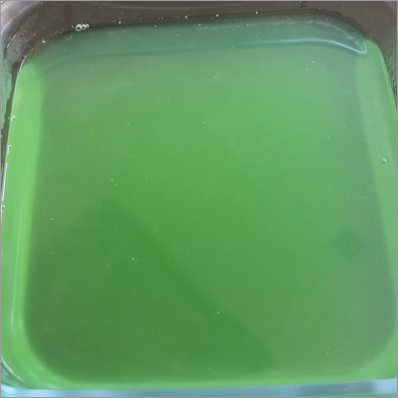 Step 1 Cooking jelly for Three Color Dessert