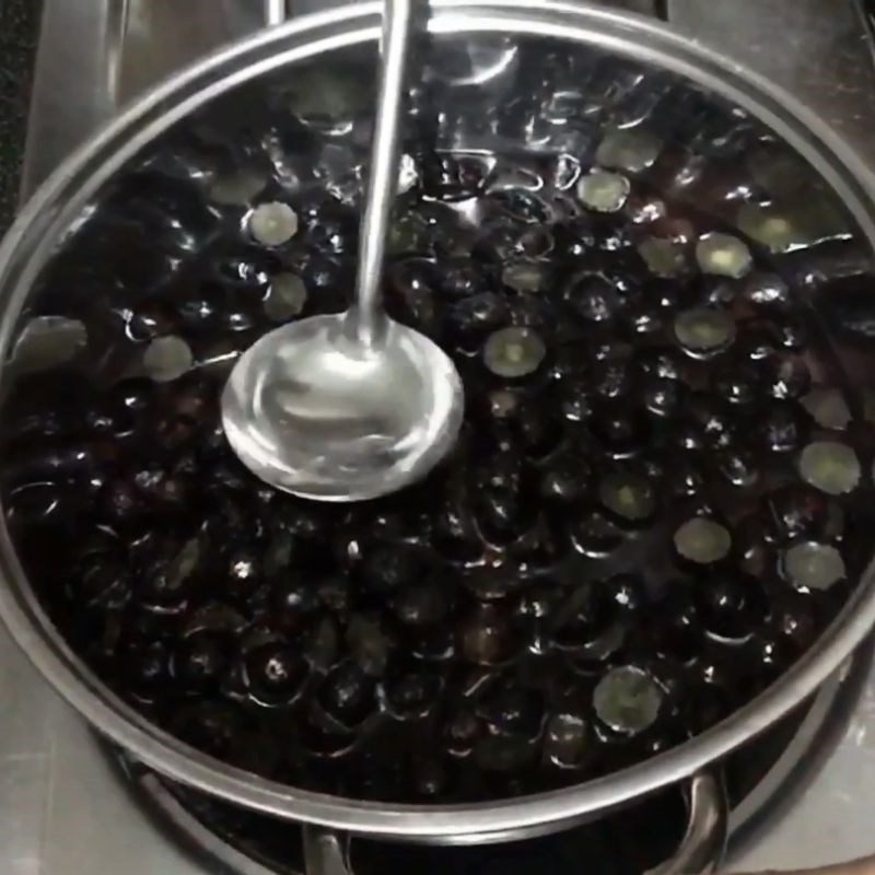 Step 3 Cook grape syrup Grape syrup