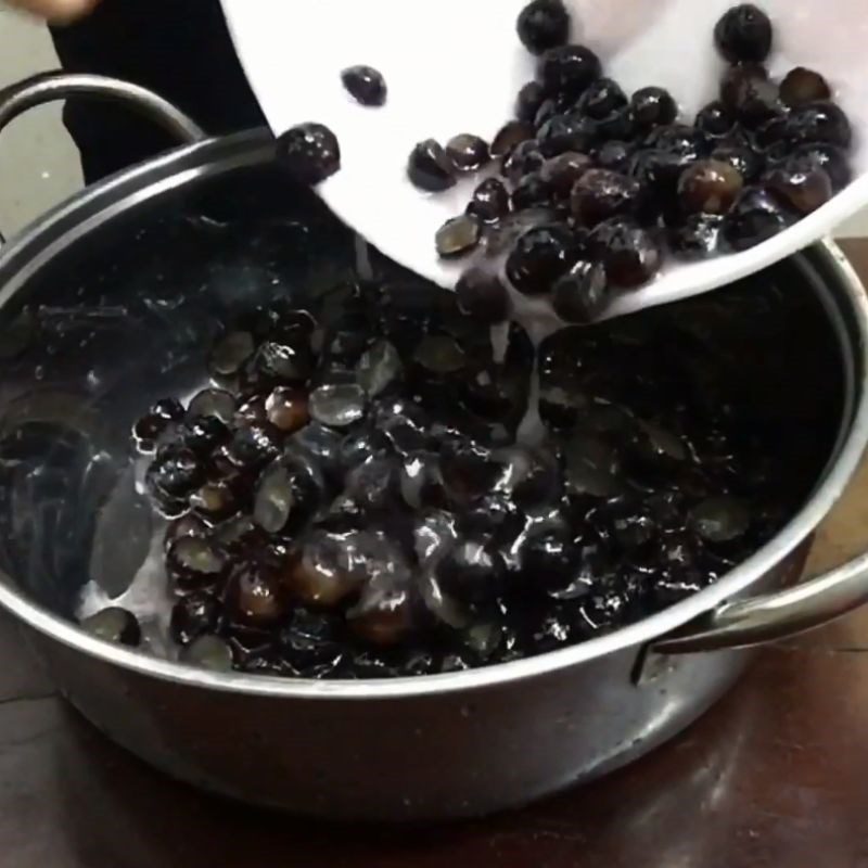 Step 3 Cook grape syrup Grape syrup