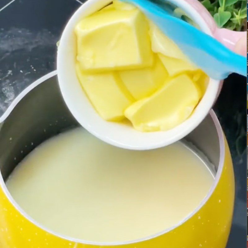 Step 1 Cook condensed milk with unsalted butter Chocolate Truffles