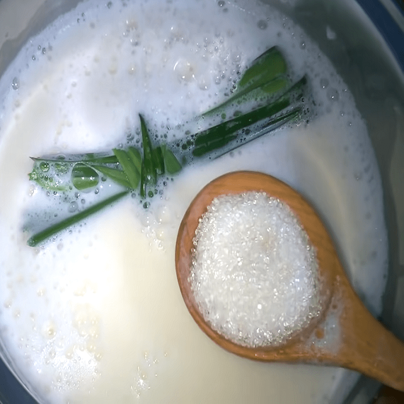 Step 3 Cooking soy milk Soy milk with a blender