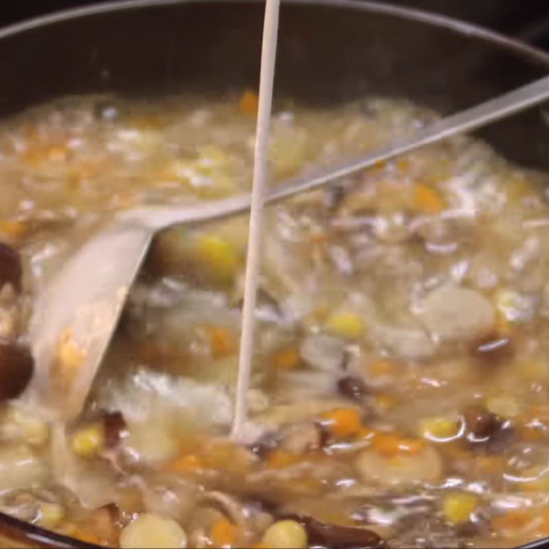 Step 2 Cook the soup for Mixed Vegetarian Soup