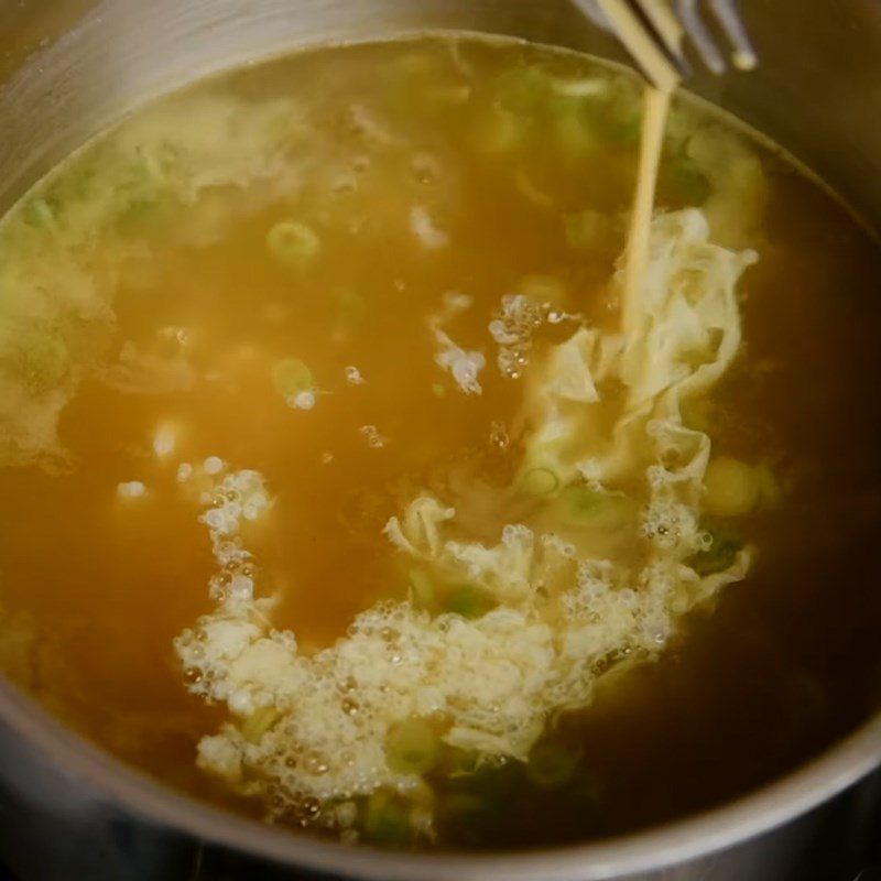 Step 3 Cooking Egg Soup