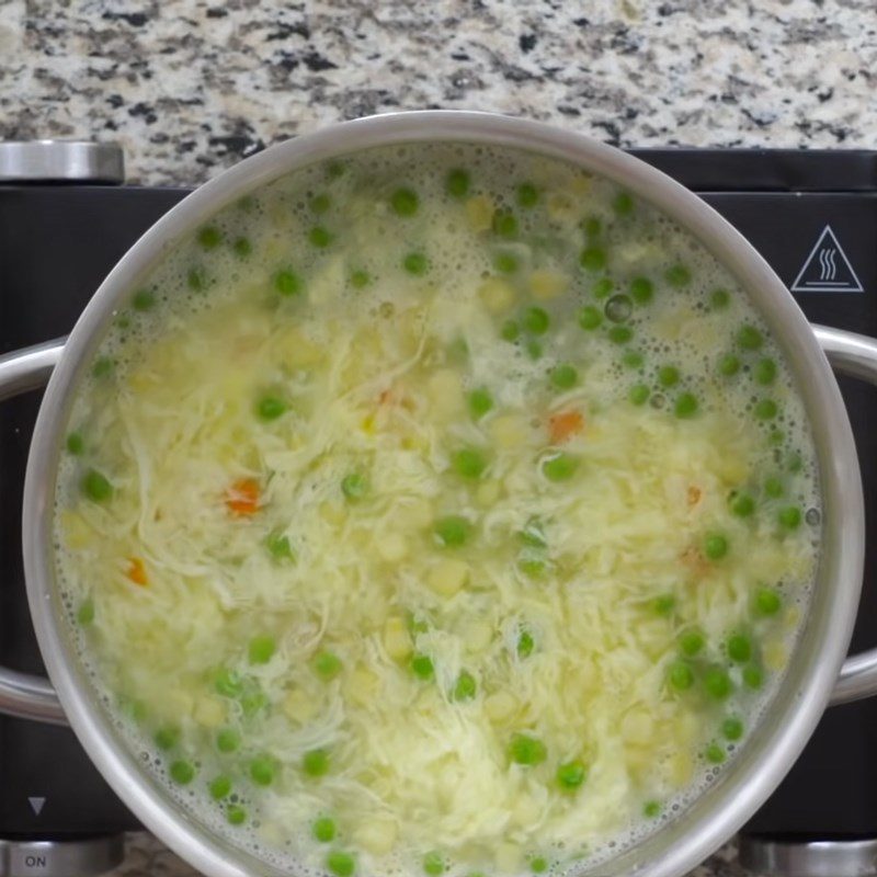 Step 3 Cooking Soup Vegetable Egg Soup