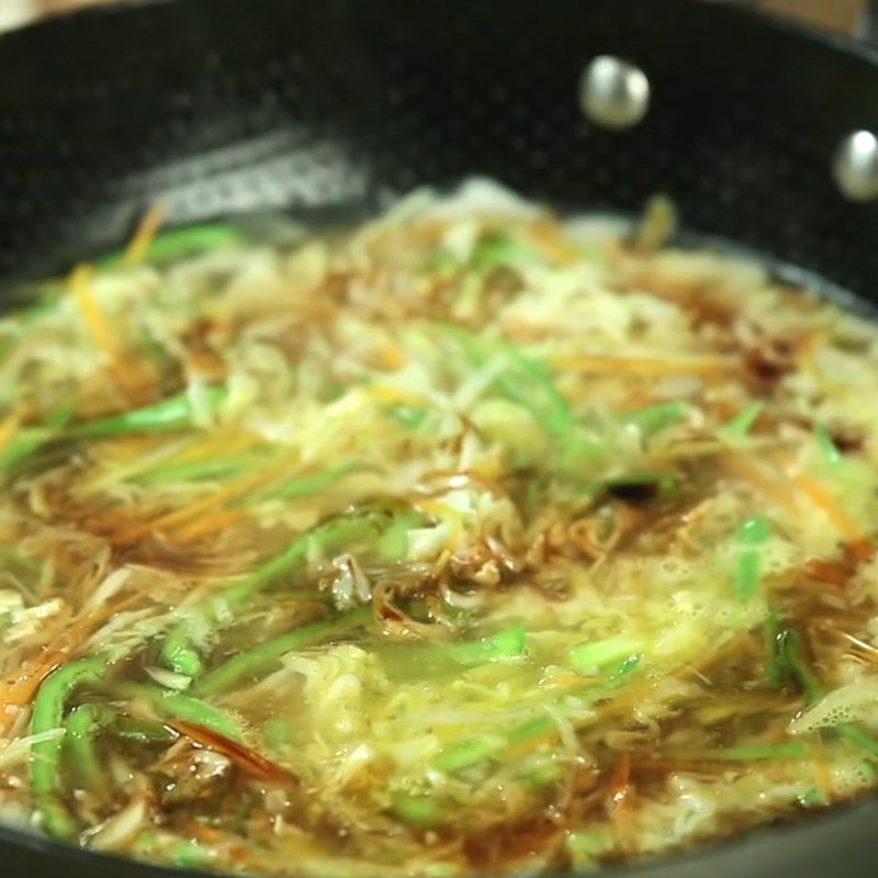 Step 3 Cook the soup Hot and sour soup