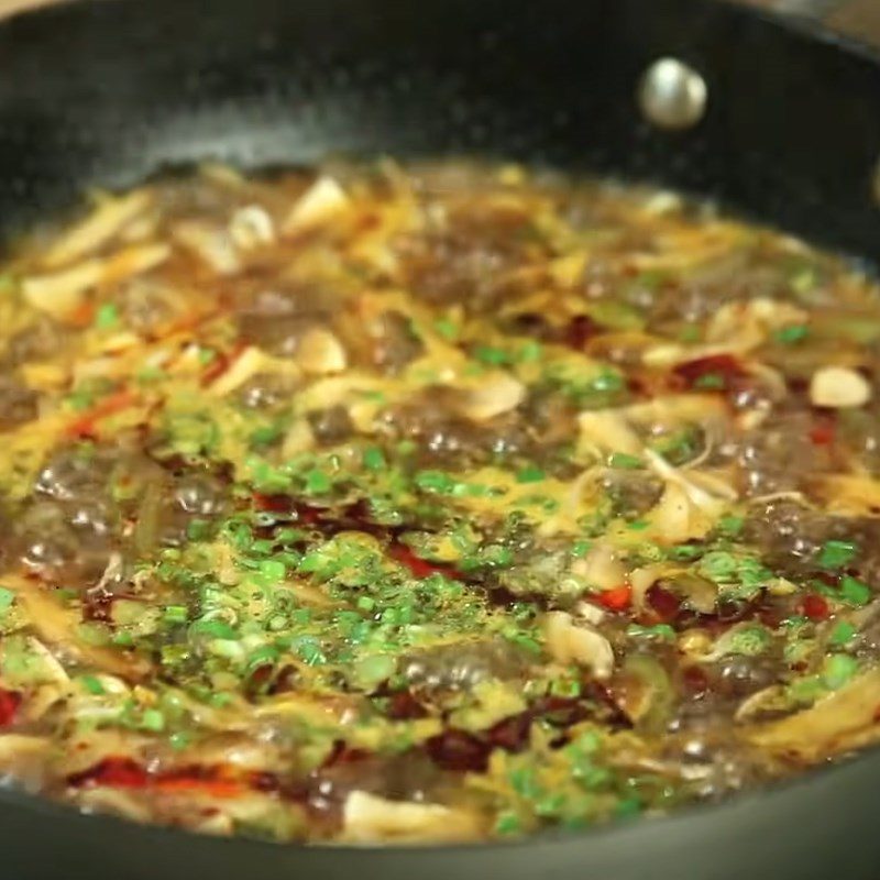 Step 3 Cook the soup Hot and sour soup