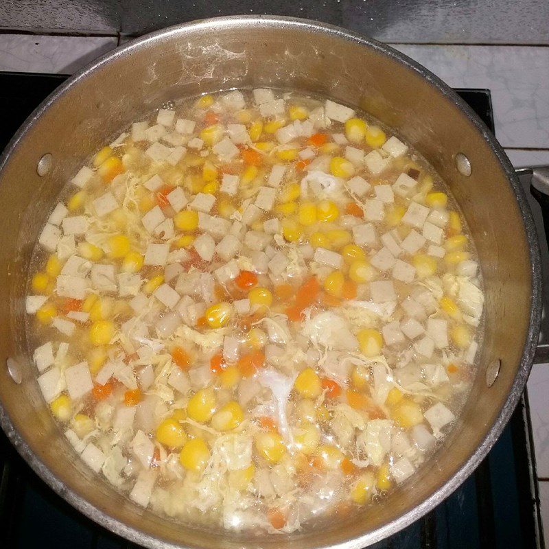 Step 2 Cooking Chicken Corn Mushroom Soup