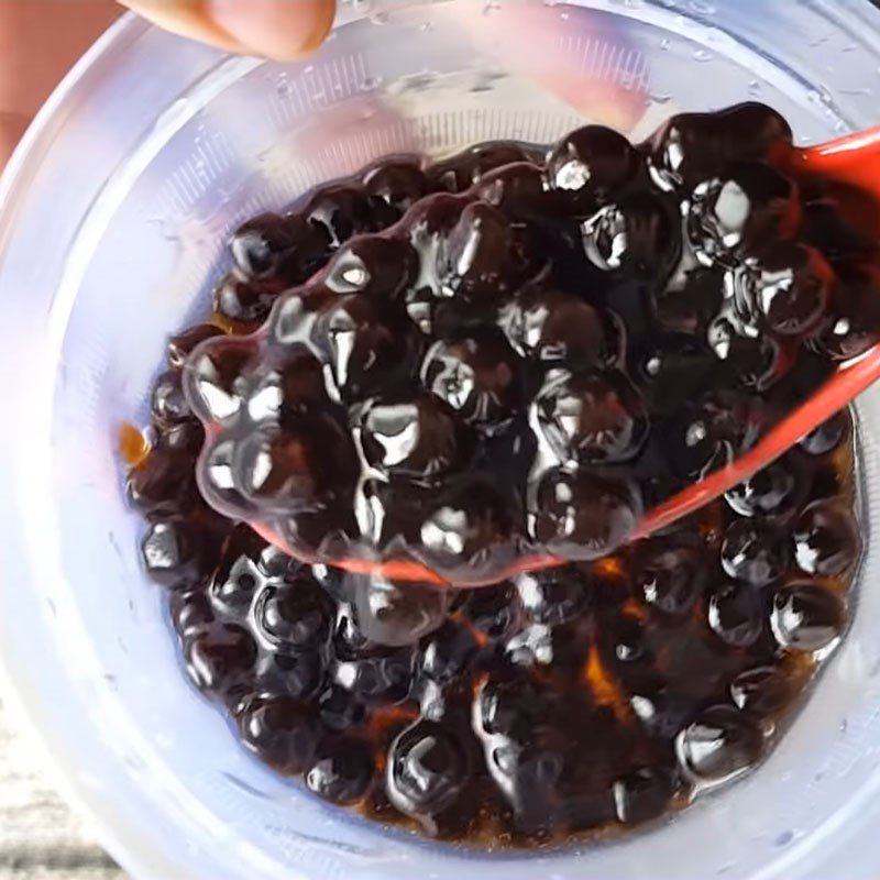 Step 2 Cook tapioca pearls from Hai Phong