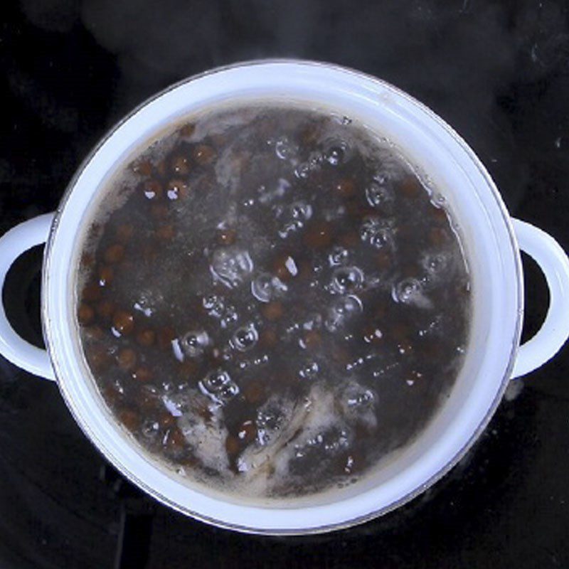 Step 2 Cook tapioca pearls from Hai Phong