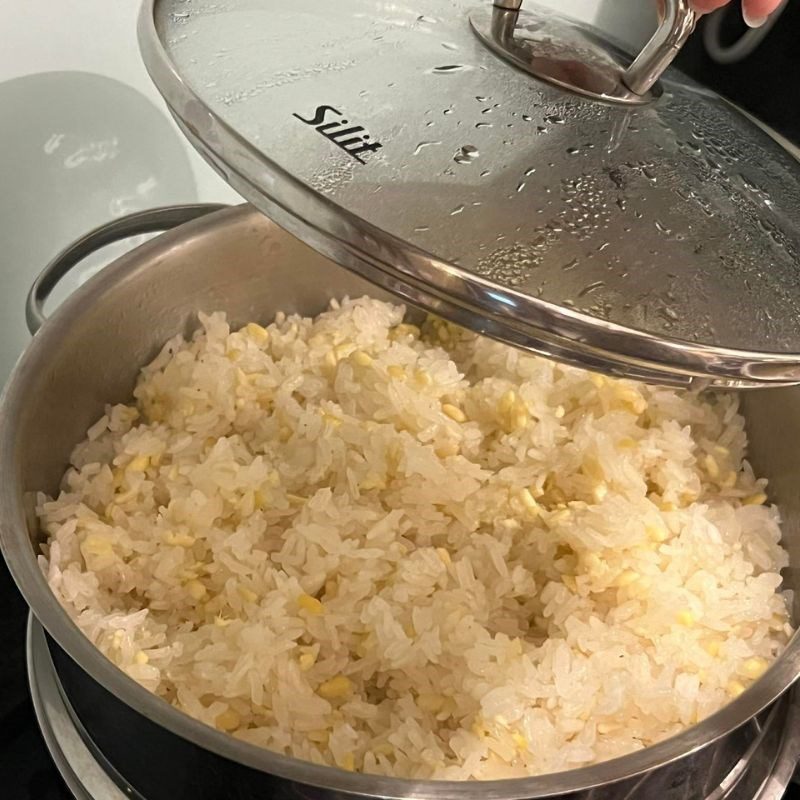 Step 1 Cook Sticky Rice Shredded Chicken Sticky Rice