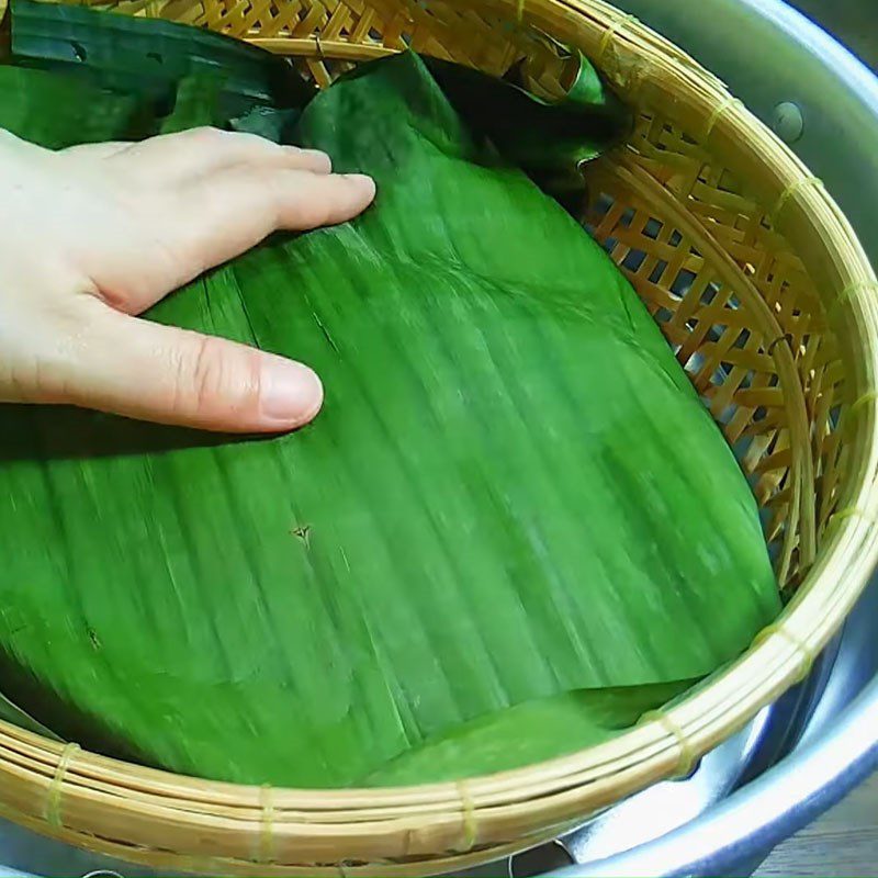 Step 4 Cook the sticky rice for spicy rib sticky rice