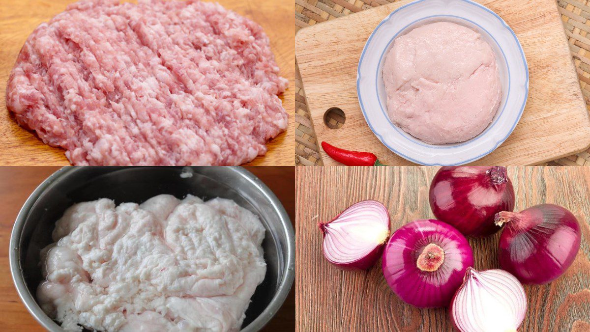 Ingredients for nem lui dish