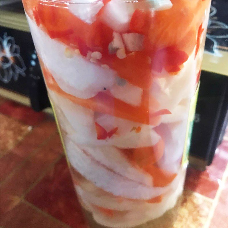 Step 3 Pickling the radish Sweet and sour pickled radish (recipe shared by users)