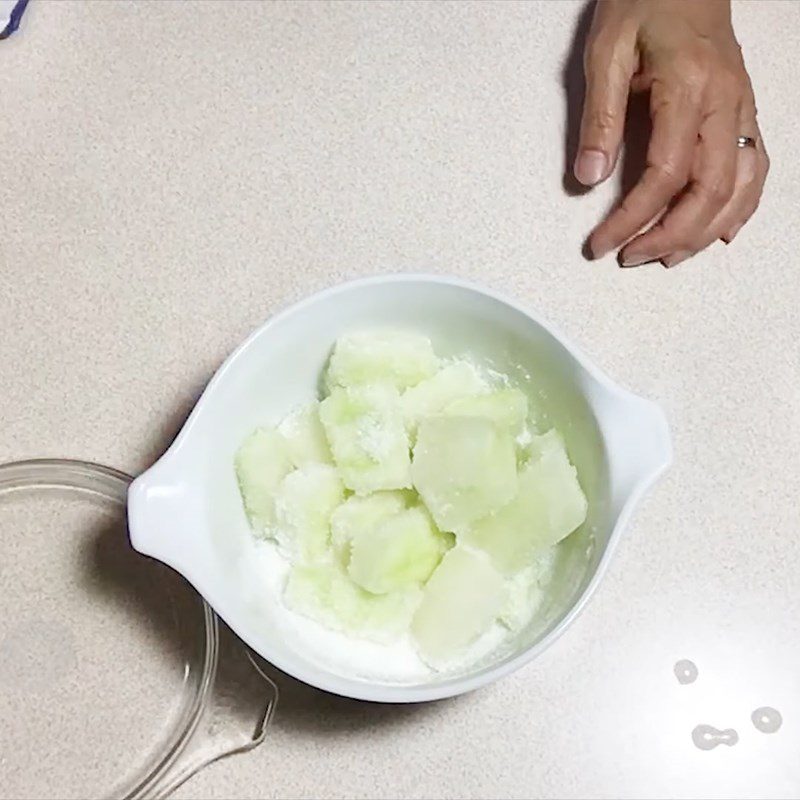 Step 3 Soak in sugar Watermelon Jam