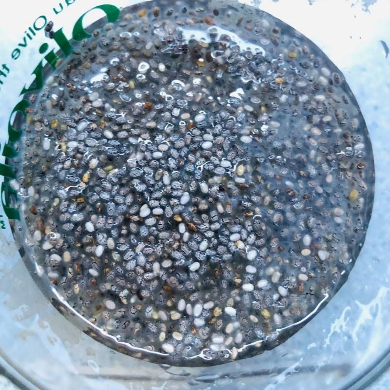 Step 1 Soak chia seeds Chia Seed Orange Juice